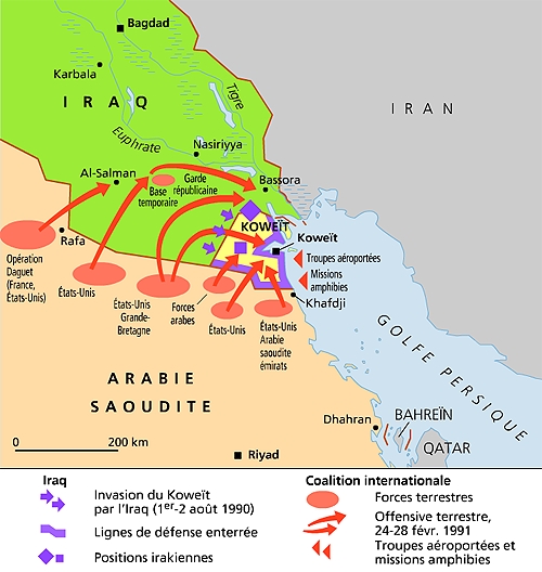 guerre du Golfe août 1990-février 1991 - LAROUSSE