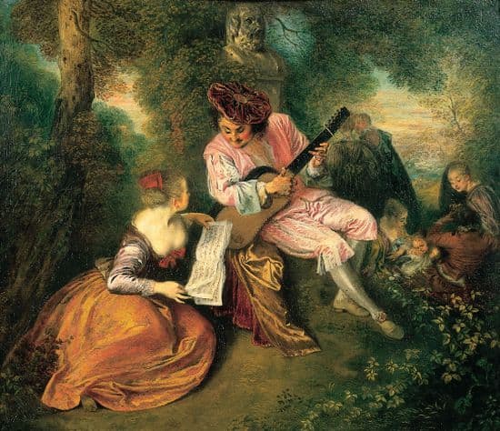 Antoine Watteau, la Gamme d'amour