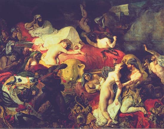Eugène Delacroix, la Mort de Sardanapale