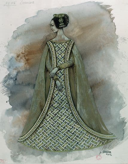 Giuseppe Verdi, costume pour <i>le Trouvère</i> Giuseppe Verdi, costume pour <i>le Trouvère</i>
