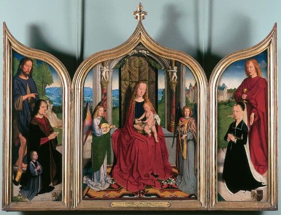 Gérard David,<i>Triptyque de la famille Sedano</i>