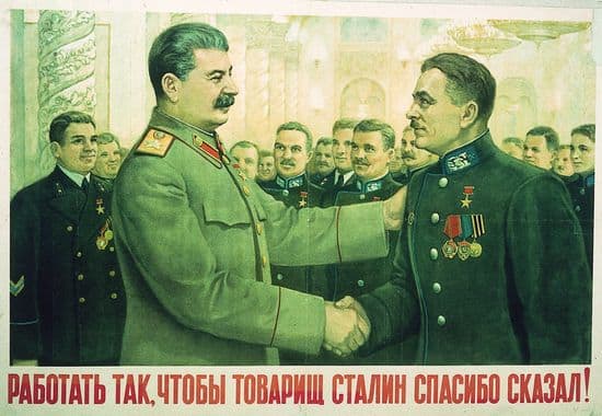 Travailler pour que le camarade Staline nous remercie !