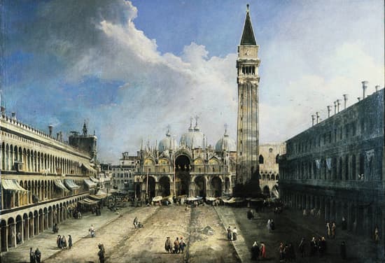 Canaletto, Place Saint-Marc à Venise