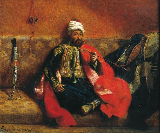 Eugène Delacroix, Turc assis fumant