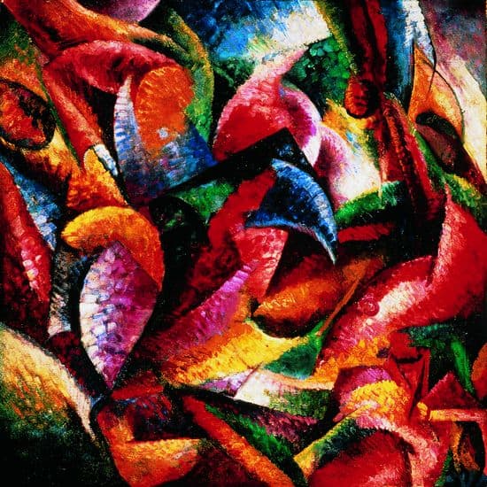 Umberto Boccioni, Dynamisme d'un corps humain