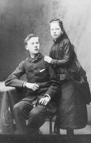 Romain Rolland et sa sœur Madeleine