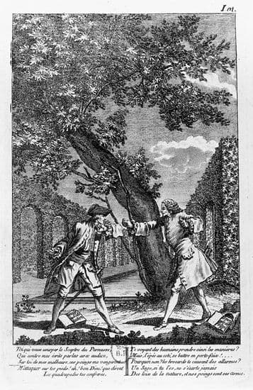 Dispute de Voltaire et de Jean-Jacques Rousseau