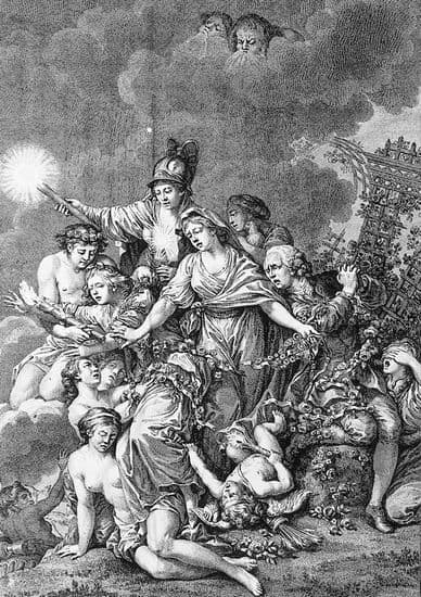 Jean-Jacques Rousseau, frontispice de <i>Julie ou la Nouvelle Héloïse</i>