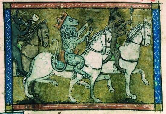 Roman de Renart : Noble et ses cavaliers