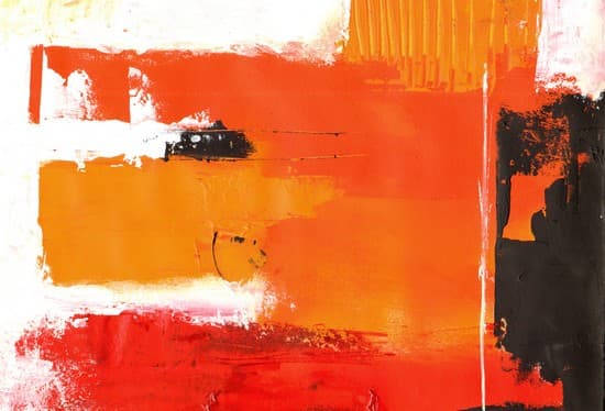 Représentatioon d'une peinture abstraite