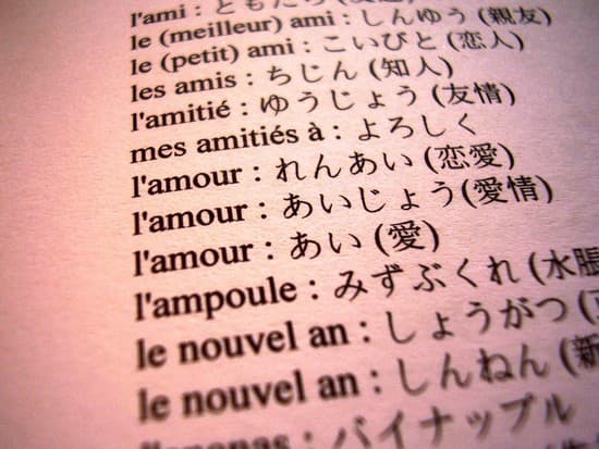 Quelques mots de la lettre A traduits en japonais