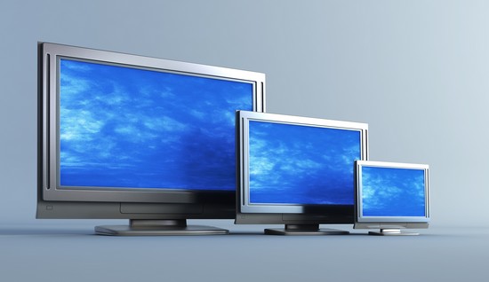 Téléviseurs à écrans plat de différentes tailles