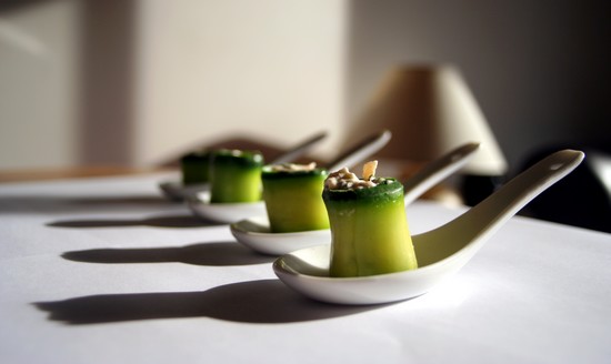 Buffet de mises en bouche : courgettes