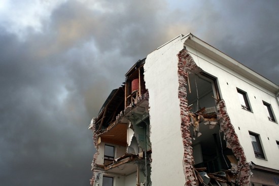 Démolition d'un immeuble