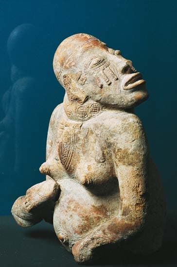 Mali, statuette de femme