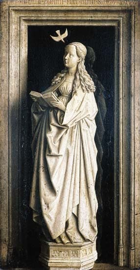 Jan Van Eyck, Vierge de l'Annonciation