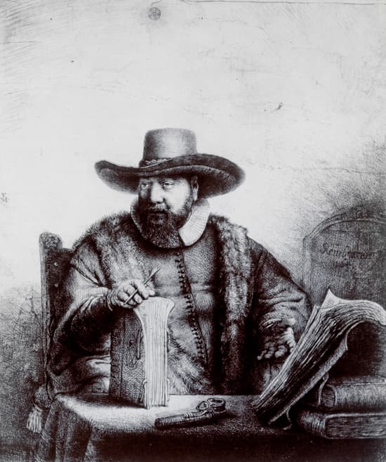 Rembrandt, le Pasteur Cornelis Claesz. Anslo