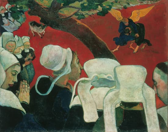 Paul Gauguin, Lutte de Jacob avec l'ange