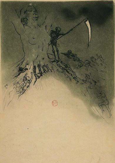 Charles Baudelaire, <i>les Fleurs du mal</i> : <i>la Mort des artistes</i>