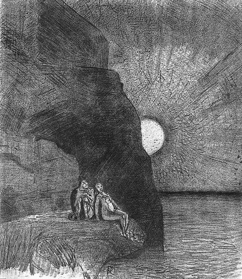 Odilon Redon, illustration pour <i>les Fleurs du mal</i> de Baudelaire