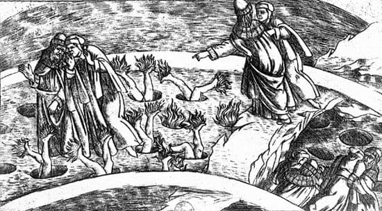 Botticelli, illustration pour la Divine Comédie de Dante