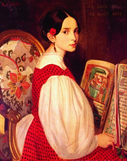 Auguste de Châtillon, <i>Léopoldine au livre d'heures</i>