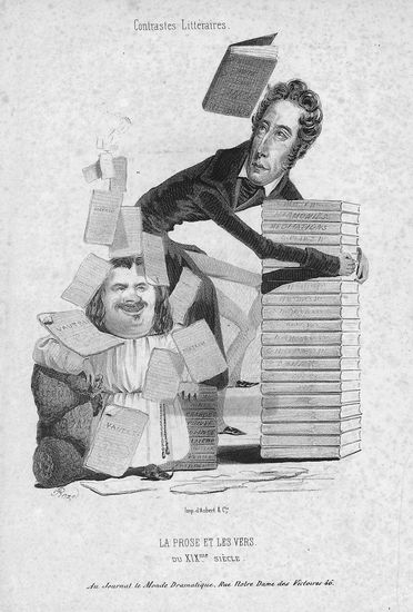 Honoré de Balzac et Alphonse de Lamartine