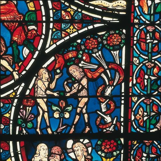 Vitrail de la cathédrale de Bourges