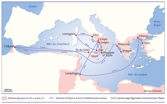 Encyclopedie Larousse En Ligne L Odyssee Ou Les Voyages D Ulysse
