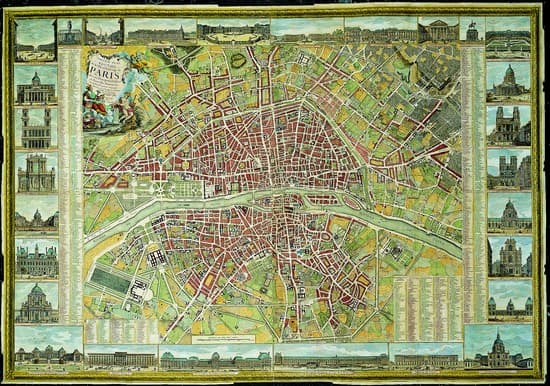 Plan de Paris en 1789