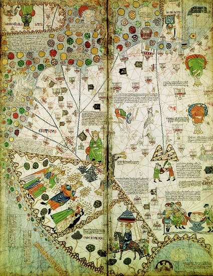 Carte de l'<i>Atlas catalan</i>