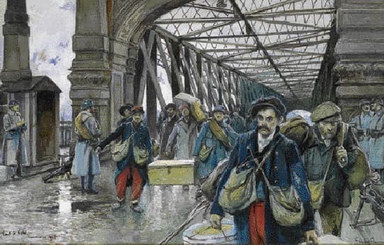 Le retour des prisonniers français