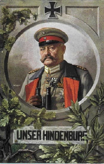 Le maréchal Hindenburg