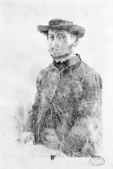 Edgar Degas, Autoportrait