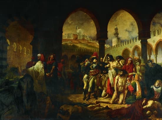 Bonaparte visitant les pestiférés de Jaffa, le 11 mars 1799