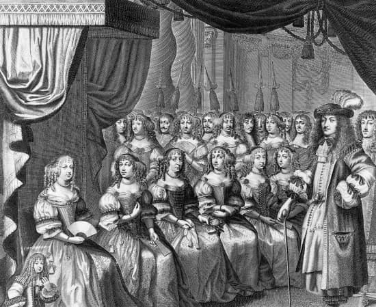 Louis XIV et les dames de la cour