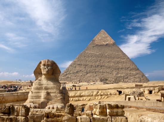 Sphinx et pyramide de Khephren