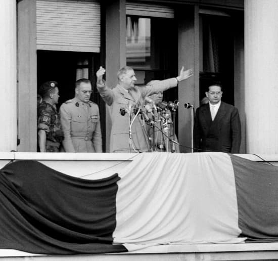 Discours du général de Gaulle à Alger, le 4 juin 1958