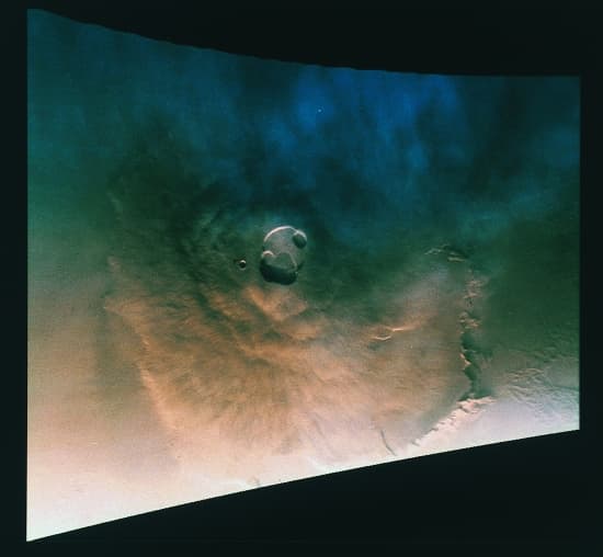 Volcan Olympus Mons sur Mars