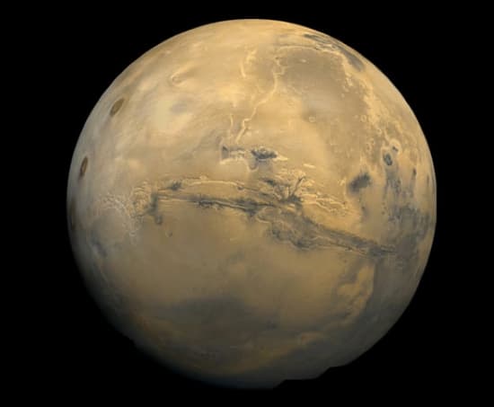 Mars (face Valles Marineris)