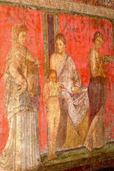 Encyclopédie Larousse en ligne - Fresque découverte à Pompéi