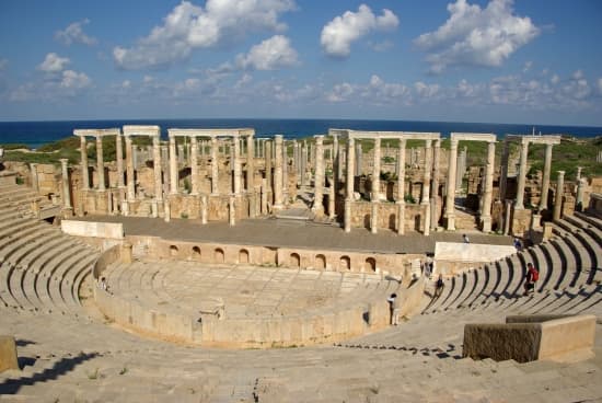 Leptis Magna, le théâtre