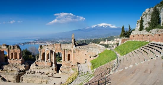 Sicile, la baie de Taormina