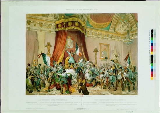 Le Peuple aux Tuileries, 24 février 1848