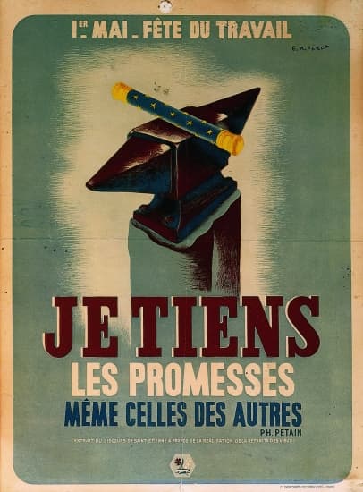 Affiche du maréchal Pétain
