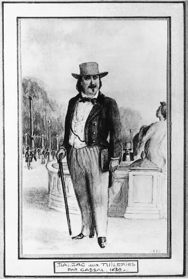 Balzac aux Tuileries