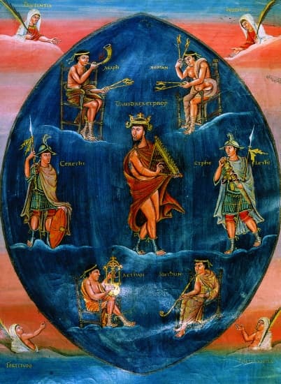 David jouant de la harpe