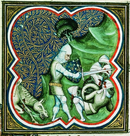 Bataille contre les Sarrasins