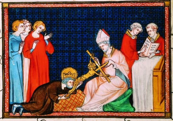 Saint Louis à la messe