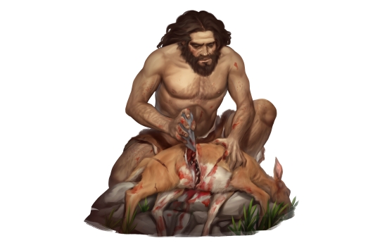 Pr�histoire : utilisation d'outils taill�s